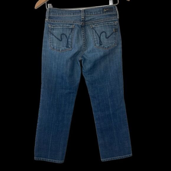 Citizens Of Humanity Kelly #063 Low Waist Crop Stretch Jeans Sz 24 - Picture 5 of 11